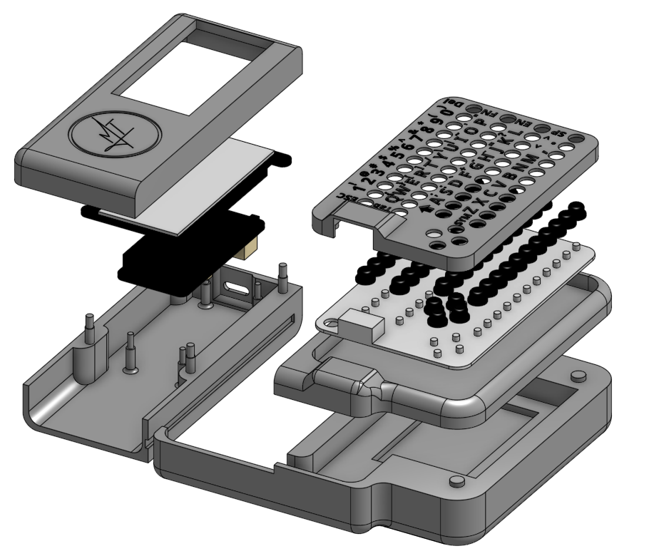 ESPion V1 full exploded assembly drawing